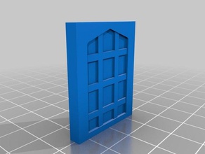 cut stone end corridor door toy & game accessories dnd tiles openforge 3d print model - Mito3D