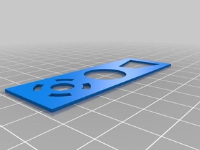 iso third-angle projection symbol template engineering 3d print model - Mito3D