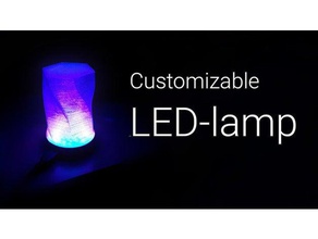 personalizable led neopixel de la lámpara electrónica arduino nano caso el anillo 3d print model - Mito3D