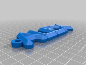 benim isim Anahtarlık özelleştirilmiş organizasyon 3d print model - Mito3D