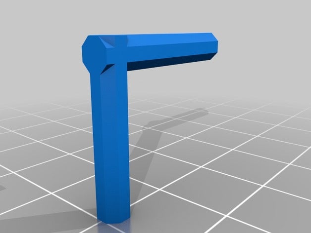 Chiave a brugola da 4mm strumenti su misura 3D print model - Mito3D