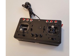 mini hotas gamepad 45 juegos de video vuelo simulador el joystick leobodnar acelerador 3d print model - Mito3D