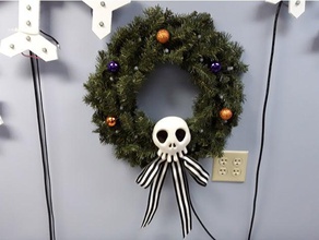 haunted mansion wreath skull creatures 3d print model - Mito3D