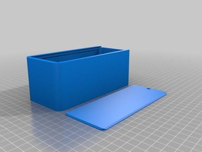 caja para mechas los contenedores personalizado 3d print model - Mito3D