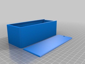 caja para mechas 2 containers customized 3d print model - Mito3D