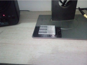 sd mirco usb thin table top stand organization micro card holder stick 3d print model - Mito3D