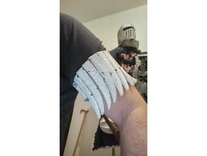 sabretooth kol bandı bilezik oyunu ork kabile 3d print model - Mito3D