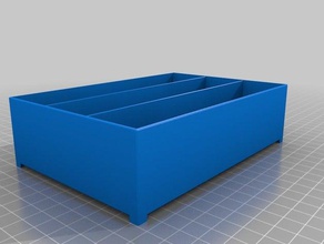 2x4 2 middle dividers organization customized 3d print model - Mito3D