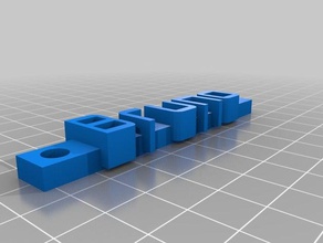 bruno dogtag llaveros personalizado 3d print model - Mito3D