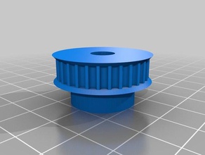 30t motor pulley gt3 6 mm wide 3d printer parts customized 3d print model - Mito3D