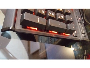 keyboard k70 corsair right cover computer 3d print model - Mito3D