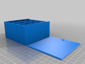 chess box 4x4 tool holders & boxes customized 3d print model - Mito3D