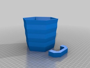 Becher - Zubehör tasse 3d print model - Mito3D
