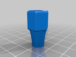 my customized ultimate nut knob generator 6mm diy 3d print model - Mito3D