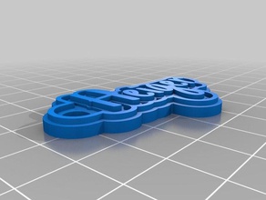 peggy llavero llaveros personalizado 3d print model - Mito3D
