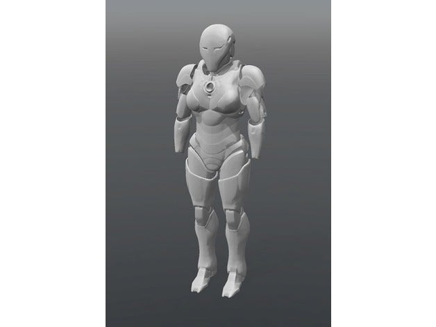 pepper potts rescue armour suit iron man 3d printing 3D print model - Mito3D
