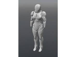 pepper potts rescue armour suit iron man 3d printing 3d print model - Mito3D