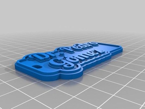 juan michel tag keychain keychains customized 3d print model - Mito3D