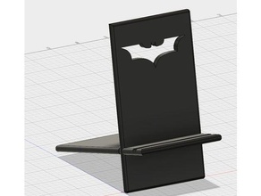 batman phone stand 3d print model - Mito3D