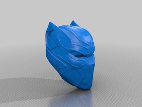 black panther helmet cowl 3d printing 3d print model - Mito3D