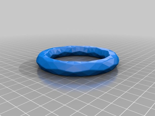 my customized open frame ring bracelet thing fashion 3D print model - Mito3D