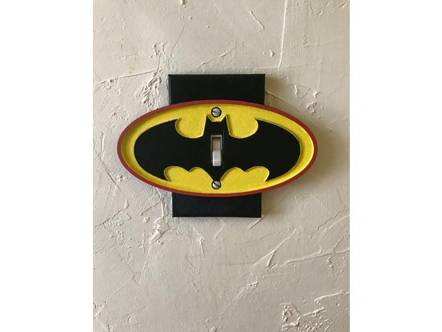 halloween & batman light switch covers toy game accessories 3D print model - Mito3D