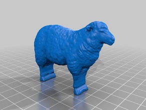 pecore - agricola animeeple giocattolo & accessori di gioco da tavolo meeple 3d print model - Mito3D