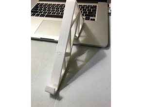 verrouillage macbook pro retina stand petites imprimantes ordinateur de portable support d'ordinateur 15 modulaire monoprice sélectionnez mini mp la rétine le verticale 3d print model - Mito3D