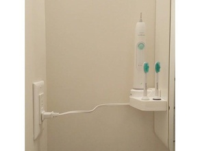 sonicare electric toothbrush wall mount bathroom 3d print model - Mito3D