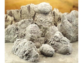 rock formations toy & game accessories aquarium hill landscape miniature miniatures model roleplaying scatter terrain stone wargame wargames warhammer 40k 3d print model - Mito3D