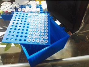 Pipettenspitze stand 10 l Biologie Labor Pipettieren Wissenschaft 3d print model - Mito3D