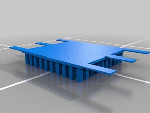 Ağar plaka mini chambers biyoloji laboratuvar bilim 3d print model - Mito3D