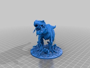 zombi t-rex mezar yok oyuncak & oyun aksesuarları 3d print model - Mito3D