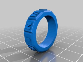 memoria u anillo accesorios el rubio rubia frank ocean la joyería duelo de 3d print model - Mito3D