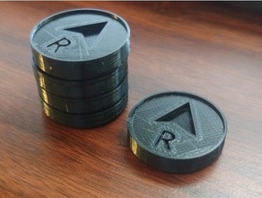infinity stackable order markers tokens toy & game accessories 28mm corvus belli orders scifi wargame wargames wargaming 3d print model - Mito3D