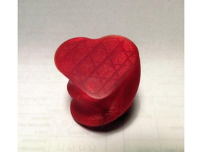 trenzado en forma de corazón caja joyería los contenedores cuadro cuadros contenedor la lit el tornillo almacenamiento 3d print model - Mito3D