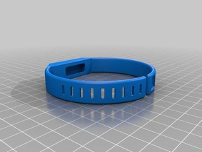 fitbit flex replacement wristband accessories band 3d print model - Mito3D