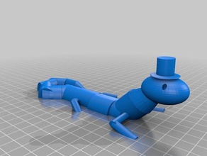 very strange version lizard 3d printing 3d print model - Mito3D