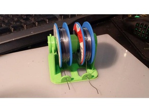 soldering spool holder diy solder 3d print model - Mito3D