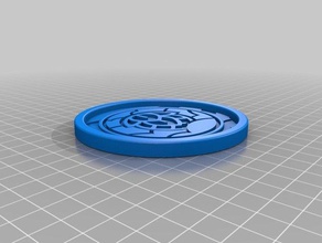 sixpoint brewery puff coaster kitchen & dining beer brooklyn city drink ipa new york point six 3d print model - Mito3D