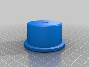 simple spool holder hubs 54mm 3d printer accessories anet a8 filament hatchbox 3d print model - Mito3D