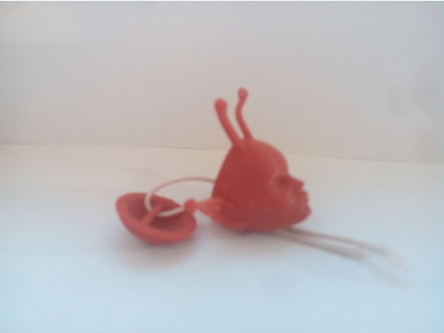 elfe de la fille-fée-fille têtes jouets & jeux les antennes tête joint à rotule bjd poupée fae chef fée fille tête, 3D print model - Mito3D