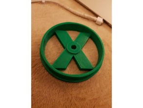 filament spool wheel holder f r 84mm 8mm hole 3d printer accessories 3d print model - Mito3D