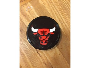 chicago bulls montanha-russa do agregado familiar basquete touros 3d print model - Mito3D