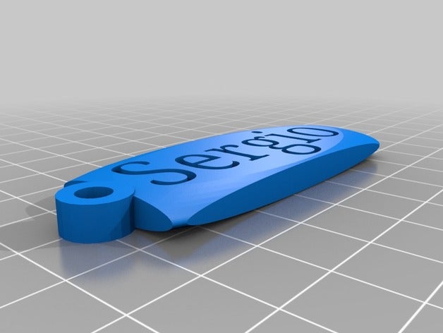 llavero 3d printing 3D print model - Mito3D