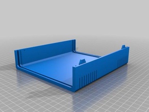 laboratorio psu parte inferior de la caja electrónica personalizado 3d print model - Mito3D