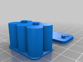 1 10 escala de la batería La impresión en 3d 3d print model - Mito3D