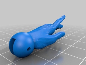 s-gancio pronto mani polso avambraccio del robot bambola modelli braccia remix i 3d print model - Mito3D