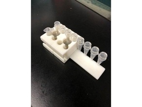 assemblato separatore magnetico da 0,2 ml a 8 la striscia di tubo singolo strumenti biologia laboratorio attrezzature molecolare rack scienza il supporto 3d print model - Mito3D