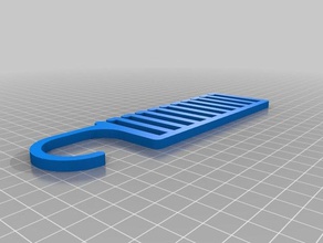 meine angepasste tie hanger - parametrische Haushalt kundengebundene 3d print model - Mito3D